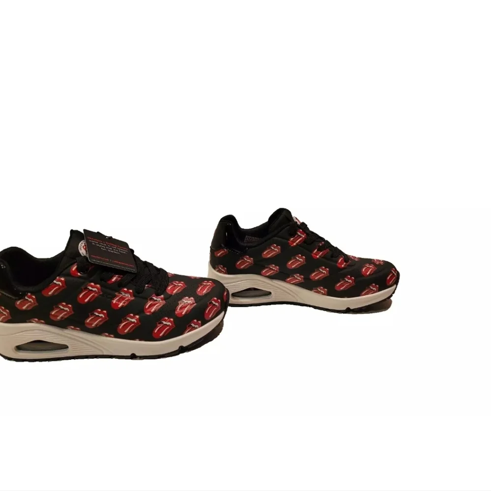2023 Women's Skechers Size 6 Uno Say It Loud Rolling Stones Shoes..New - Picture 3 of 5